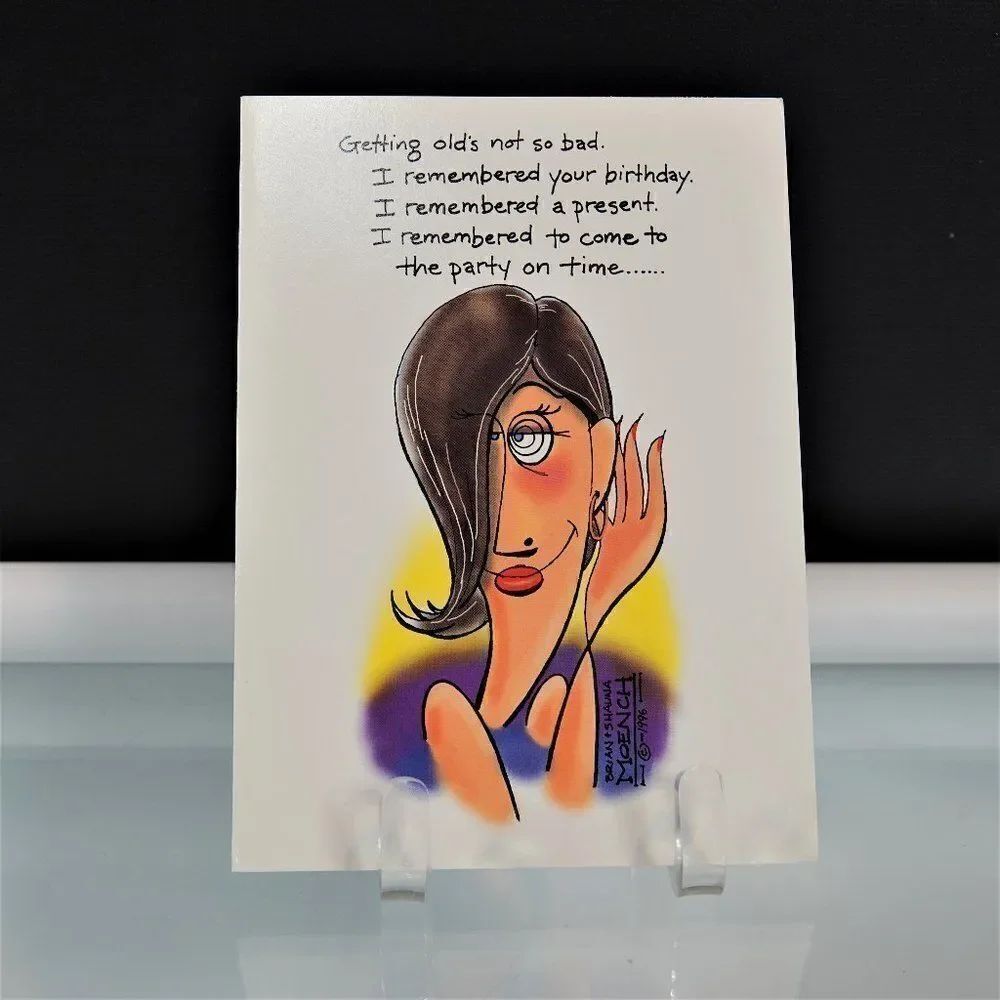 Funny Birthday Card Getting Old Is Not So Bad